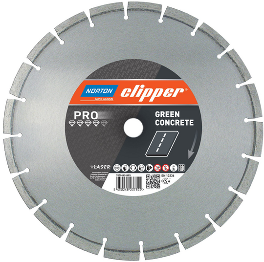 Tarcza diamentowa Norton Clipper Pro Green Concrete 350 mm do betonu