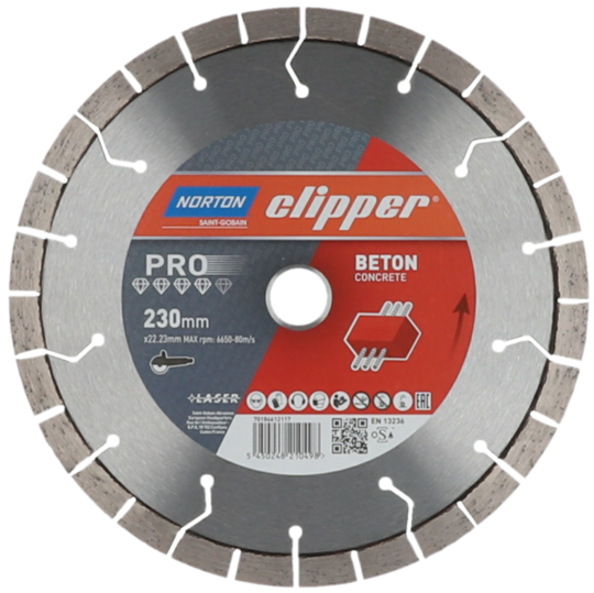 Tarcza diamentowa Norton Clipper Pro Beton 230 mm do betonu