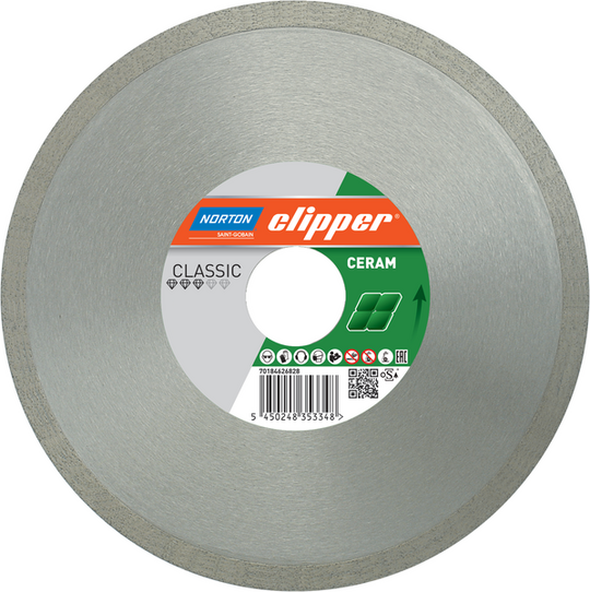 Diamond blade Norton Clipper Classic Ceramic 115 mm