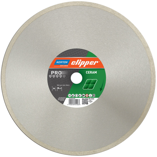 Diamond blade Norton Clipper Pro Ceram 115 mm