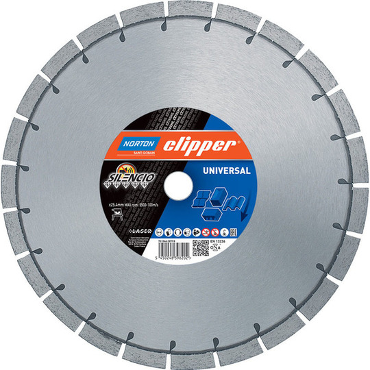 Diamond blade Norton Clipper Extreme Universal Silencio 400 mm (25.4 mm)