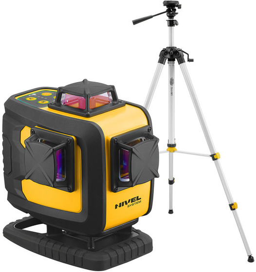 Multi-purpose cross laser Nivel System CL4D-G (+ tripod)