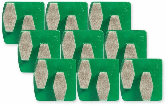 Diamentowy segment szlifierski Scanmaskin BAUTA DOUBLE GREEN (9 szt)