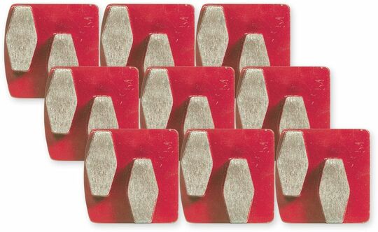 Diamentowy segment szlifierski Scanmaskin BAUTA DOUBLE RED (9 szt)