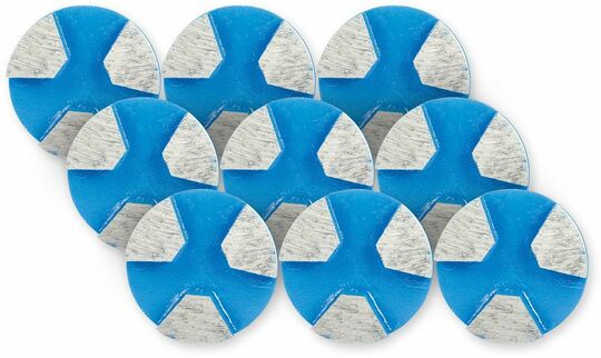 Tarcza z diamentowymi segmentami szlifierskimi Scanmaskin ROUND-ON BLUE (9 szt)