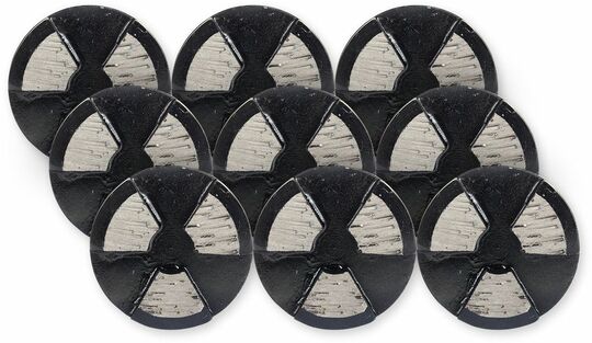 Tarcza z diamentowymi segmentami szlifierskimi Scanmaskin ROUND-RAP BLACK (9 szt)