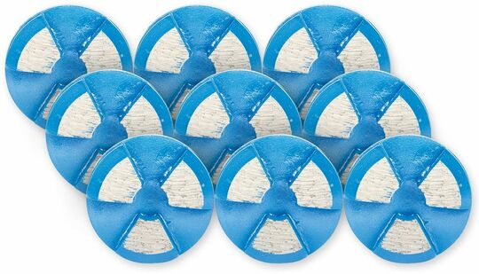 Tarcza z diamentowymi segmentami szlifierskimi Scanmaskin ROUND-RAP BLUE (9 szt)