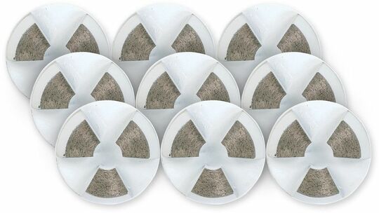 Tarcza z diamentowymi segmentami szlifierskimi Scanmaskin ROUND-RAP WHITE (9 szt)