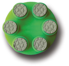 Polishing Pad Scanmaskin RDC Polishing Green (set of 9 pcs.)