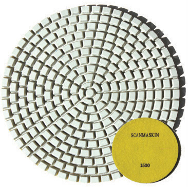 Polishing Pad Scanmaskin WOD 215 mm (set of 3 pcs.)