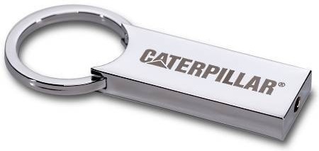Metal key ring Caterpillar