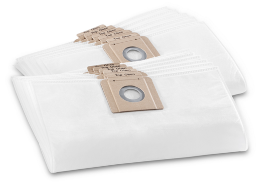 Non-woven filter bags Kärcher 10 pieces (length 365 mm)