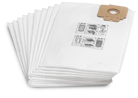 Non-woven filter bags Kärcher 10 pieces (length 400 mm)