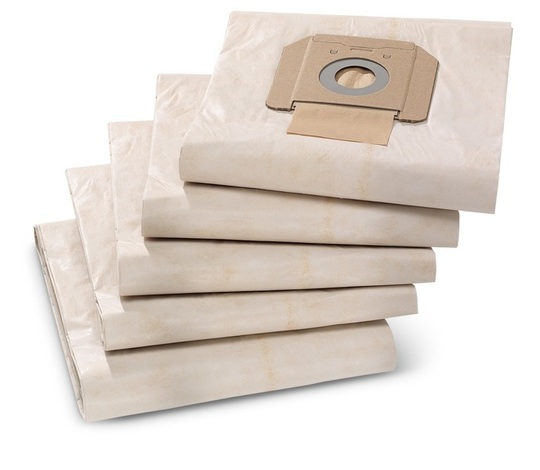 Paper filter bags Kärcher for NT vacuum cleaners (5 pieces)