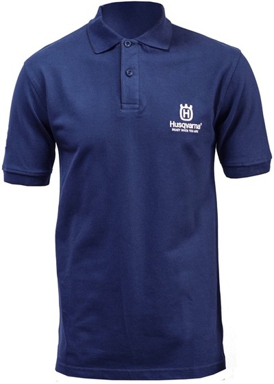 Męska koszulka polo Husqvarna - Granatowy