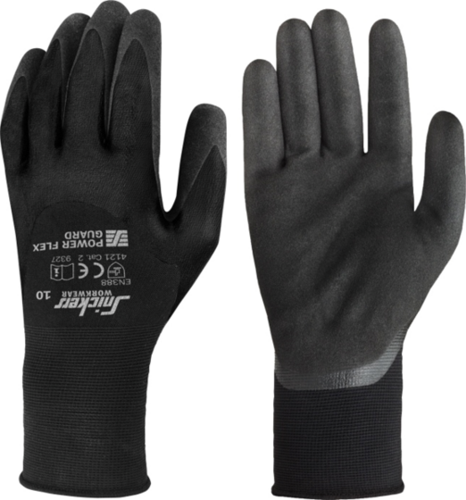 Gloves Snickers Power Flex Guard - Black