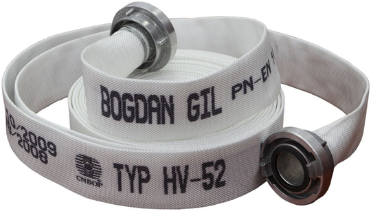 Wąż tłoczny Bogdan Gil HV 52-15ŁA długość 15 m (średnica 52 mm) do hydrantów