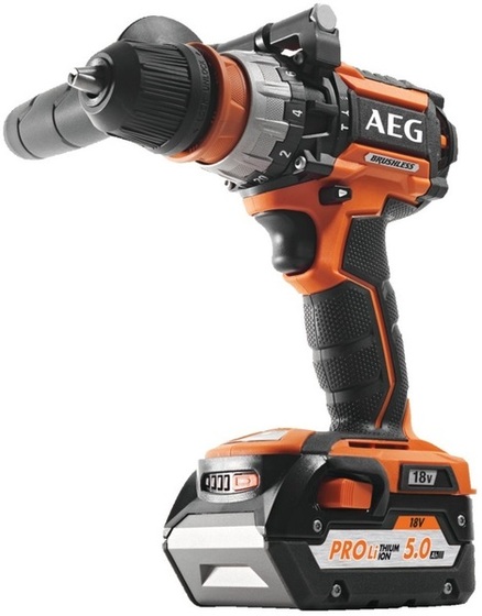 Impact drill driver AEG Powertools BSB18CBLLI-502C (+ 2x 5 Ah battery + charger)