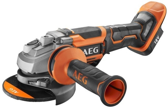 Angle grinder AEG Powertools BEWS18-125BLPX-602C (+ 2x 6 Ah battery + charger)