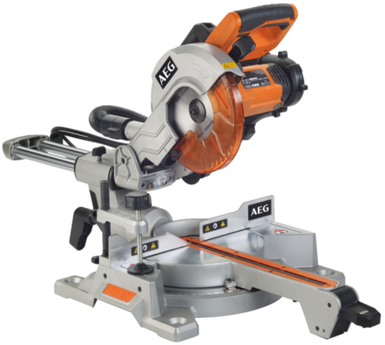 Miter saw with feed AEG Powertools PS216L