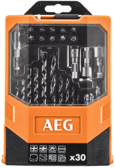 Drill bit and bit set AEG Powertools AAKDD30 (30 pc)