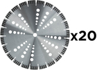 PAKIET – Tarcza diamentowa Dr. Schulze SHARK 350 mm (20 sztuk)