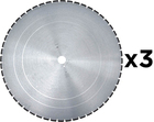 PAKIET – Tarcza diamentowa Dr. Schulze BS-W ABRASIV 2 720 mm (3 sztuki) do uniwersalnego zastosowania