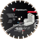 Tarcza diamentowa Ferrati ASFALTO C1S 400 mm do asfaltu, betonu, silikatu