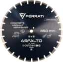 Tarcza diamentowa Ferrati ASFALTO C1S 450 mm do asfaltu, betonu, silikatu