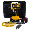 Wiertarko-wkrętarka udarowa 20 V Rino DRI20LI-28imp+ (zestaw 28 sztuk)