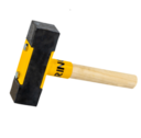 Młotek brukarski krótki z obuchem gumowym Rino RMBKG (1,7kg, 300mm) 		