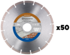 PAKIET – Tarcza diamentowa Husqvarna Tacti-Cut S50 230 mm do betonu (50 sztuk)