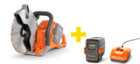Akumulatorowa przecinarka Husqvarna K540i (250 mm), głębokość cięcia 100 mm (akumulator BliX B330X + ładowarka C750X)