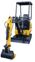 Minikoparka gąsienicowa 1000 kg Rino XR10 PRO X, KOOP 192