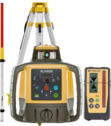 Niwelator laserowy Topcon RL-HV2S DIGITAL (+ statyw SJJ1 + łata LS-24), wiązka czerwona, zasięg 800 m