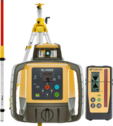 Niwelator laserowy Topcon RL-HV2S DIGITAL (+ statyw SJJ32 + łata LS-24), wiązka czerwona, zasięg 800 m