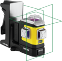 Zmotoryzowany laser krzyżowy Nivel System CLx3G MOTOR, wiązka zielona