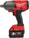Klucz udarowy ½″ Milwaukee M18 ONEFHIWF12-502X (+ 2x akumulator 5 Ah + ładowarka + walizka)