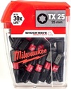 Zestaw bitów Milwaukee Shockwave CD TX25 25mm (25 sztuk)