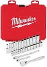Zestaw nasadek 1/4” z grzechotką Milwaukee, typ metryczny (28 elementów)
