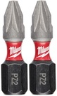 Bit Milwaukee Shockwave PZ2 25 mm (2 sztuki)