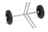 Transport wheel kit for Husqvarna BG 245 trowel