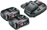 Zestaw akumulatorów 2,5 Ah PBA 18V z ładowarką AL 1830 CV Bosch 18 V