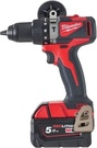Wiertarko-wkrętarka udarowa Milwaukee M18 BLPD2-502X (+ 2x akumulator 5 Ah + ładowarka + walizka)