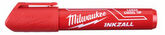 Czerwony marker Inkzall L Milwaukee