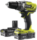 Wiertarko–wkrętarka Ryobi R18DD3-220T (+ 2x akumulator 2 Ah + ładowarka + Toolbox)