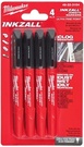 Markery cienkie Milwaukee Inkzall™ (4 szt.)