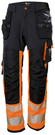 Men's trousers Helly Hansen ICU Pant CL 1 reflective - Black-orange
