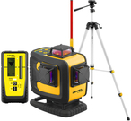 Multi-purpose cross laser Nivel System CL4D-G (+ tripod SJJ-M1 EX, laser stave LS-24 and laser sensor RD800 Digital)