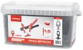 System poziomujący PRO SP600 (800 sztuk klipsów w wiaderku 10 l)
